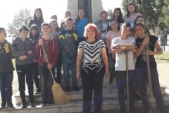 Клуб,,Млади въэрожденци" в акция